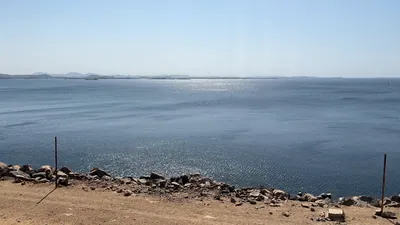 Visitors at the Aswan Dam in Egypt, exploring the