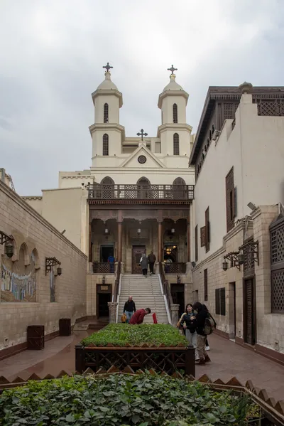The Hanging Church in Old Cairo, one of the oldes