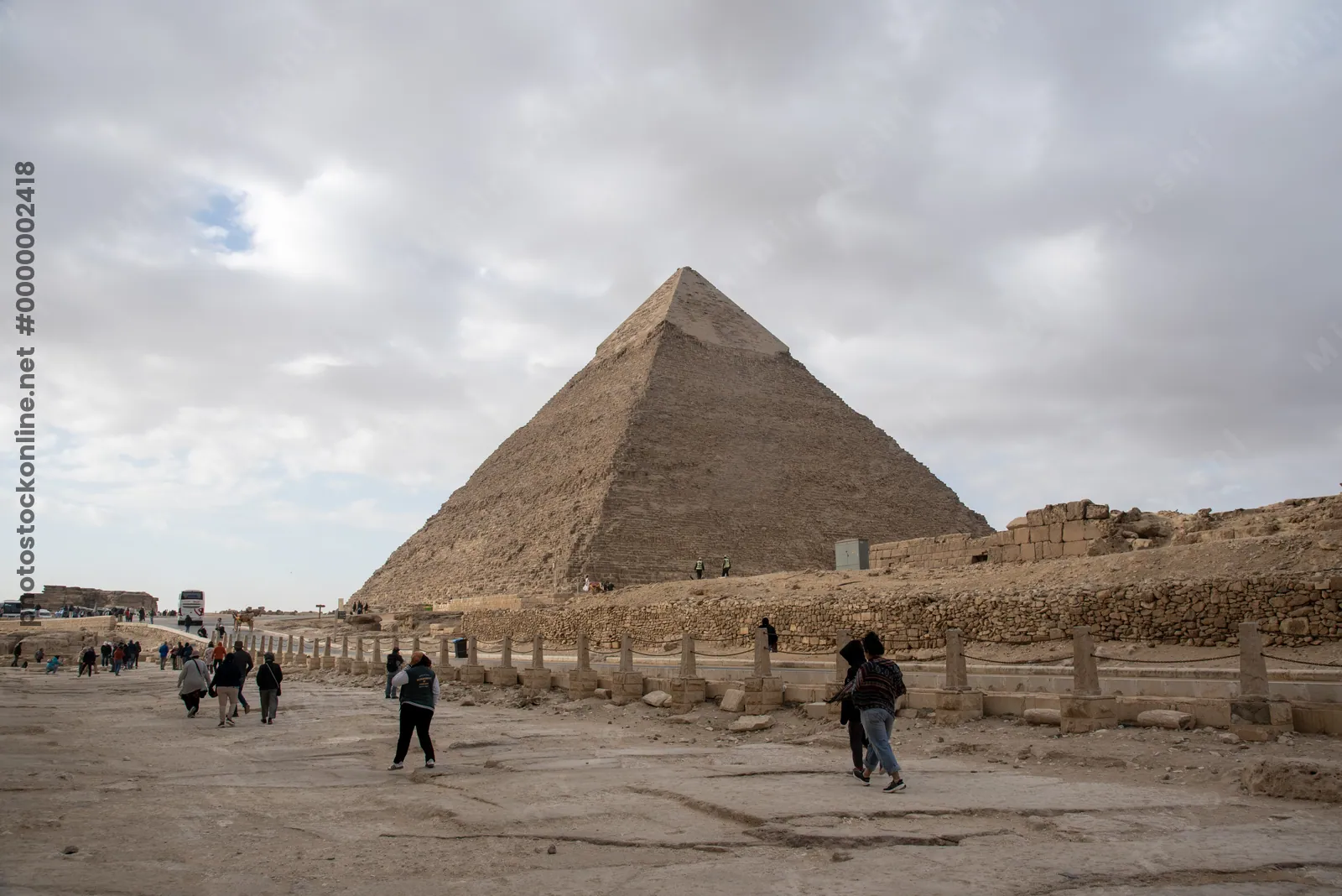 Pyramid of Khafre, the second tallest pyramid at