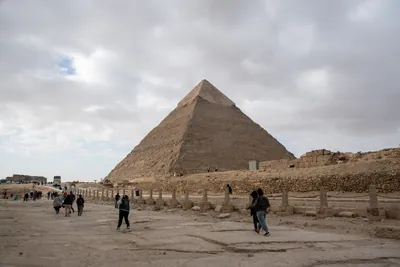 Pyramid of Khafre, the second tallest pyramid at