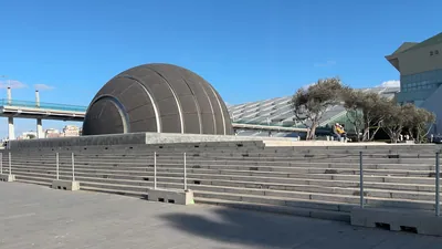 Modern Bibliotheca Alexandrina Library and Planet