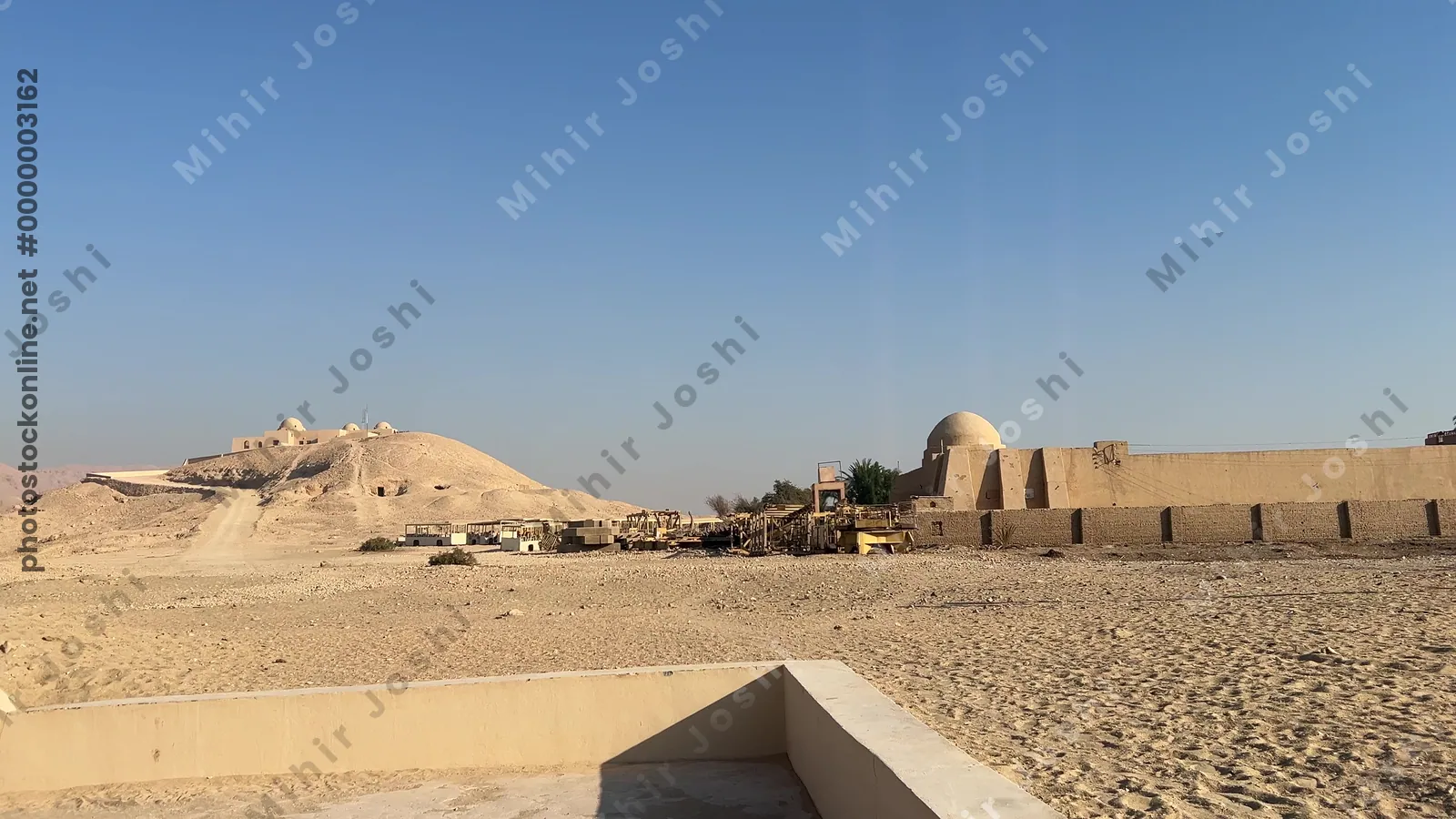 entrance to replica of Tutankhamun Tomb at Carter House in Luxor