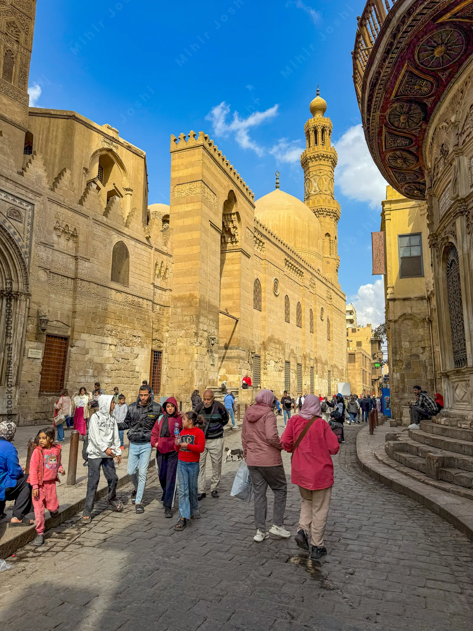Madrassa and Mausoleum of Barquq in Bein al-Qasreen, Old Cairo, Egypt