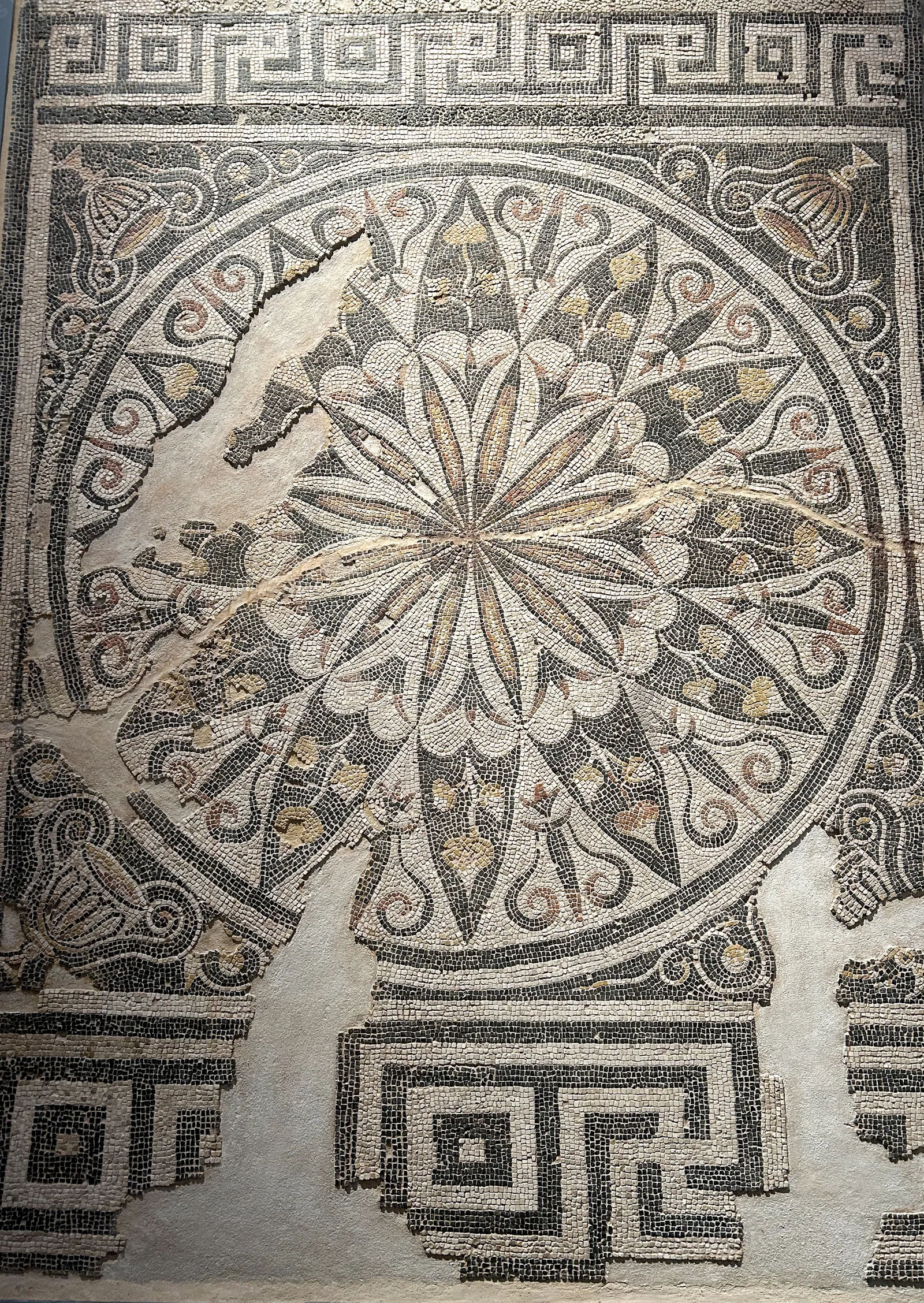 2nd century BC marble mosaic floor, National Museum of Egyptian Civilization