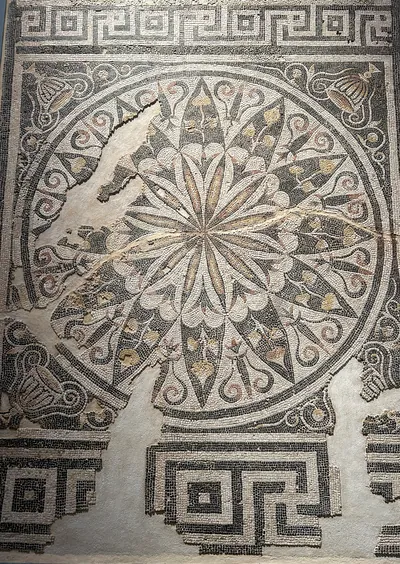 2nd century BC marble mosaic floor, National Museum of Egyptian Civilization