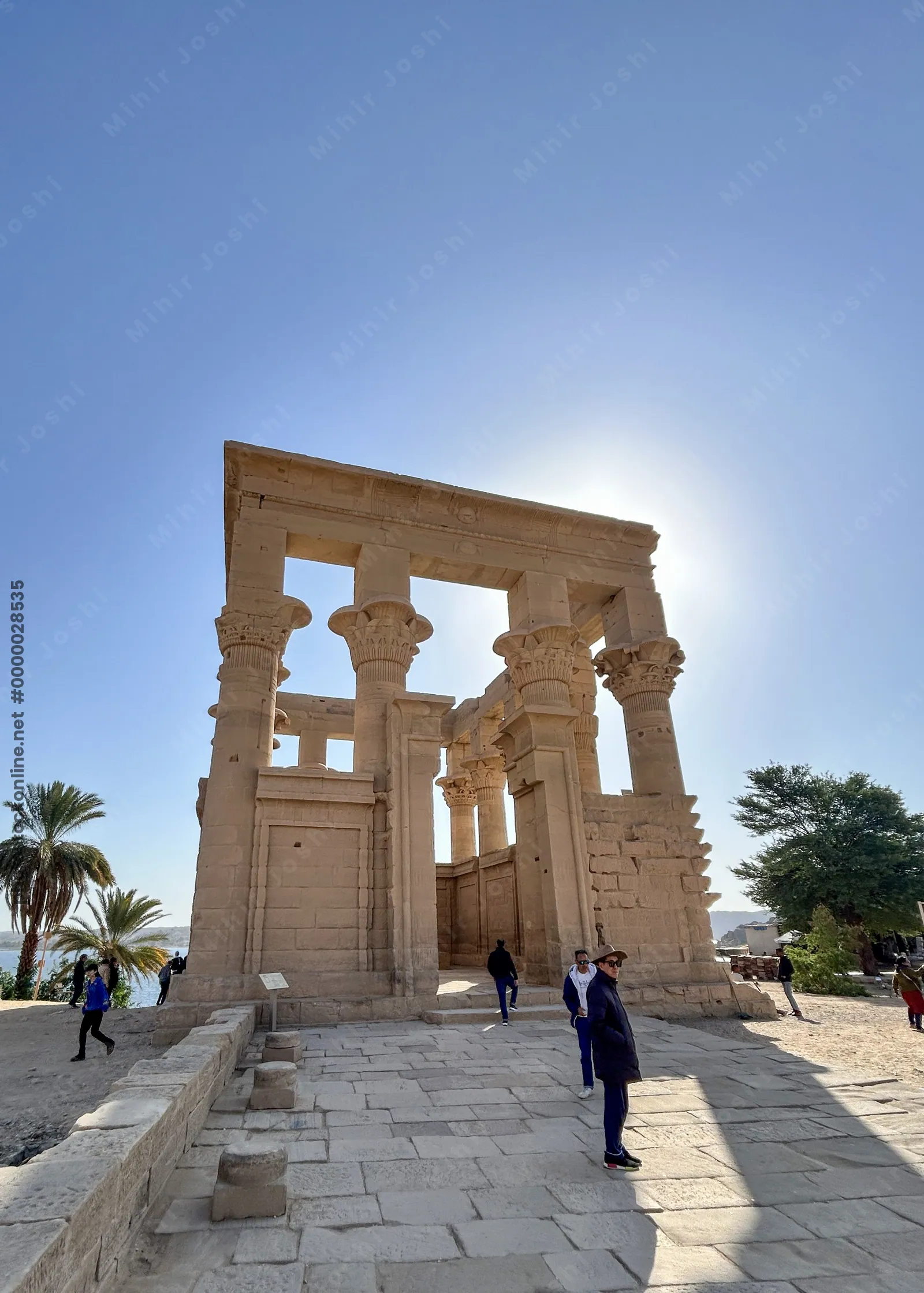 Trajan's Kiosk or Pharaoh's Bed on Agilkia Island, Aswan, Egypt
