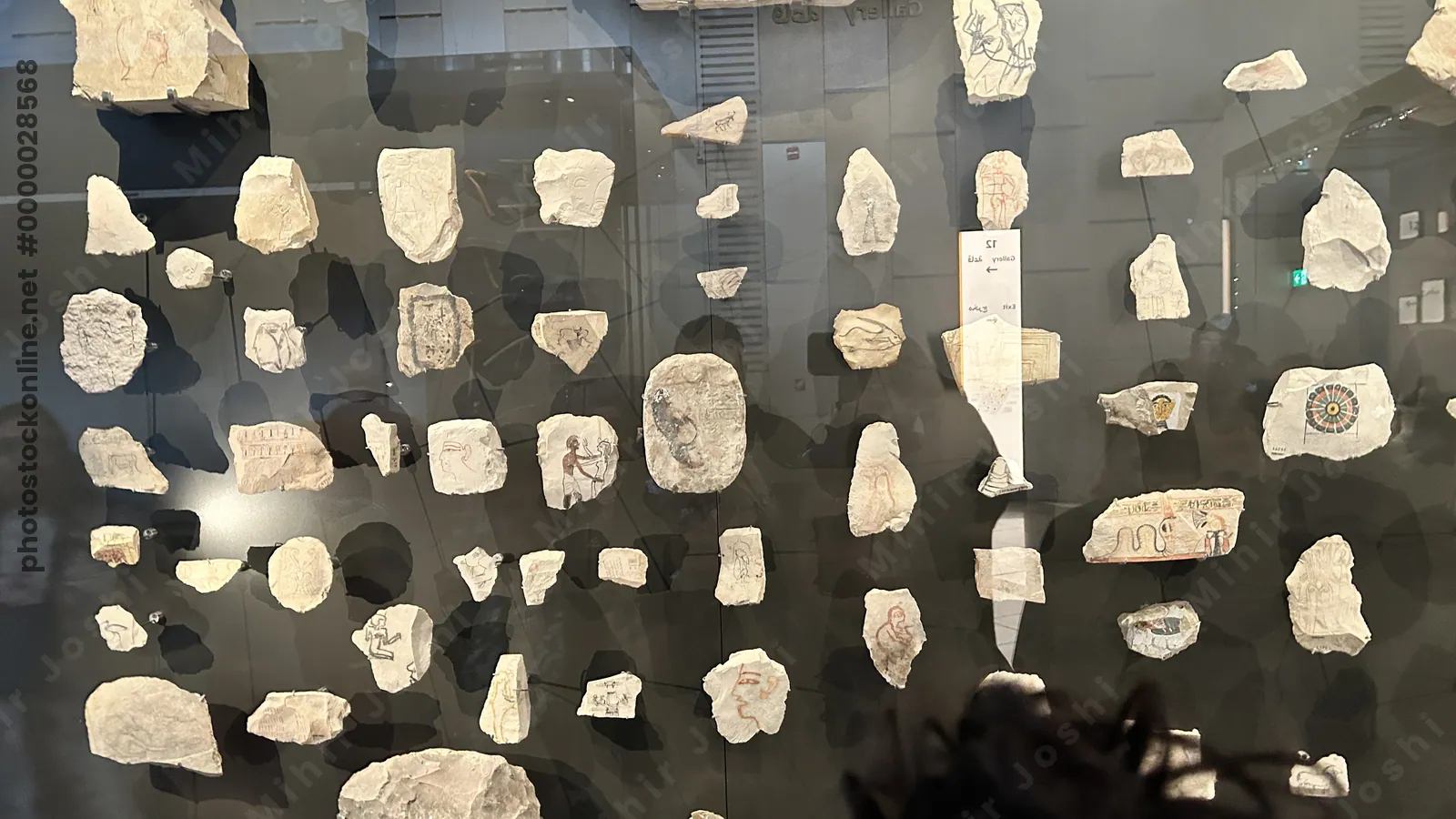 Artifacts from ancient Egypt on display at the Grand Egyptian Museum near the Giza pyramids in Cairo, Egypt.