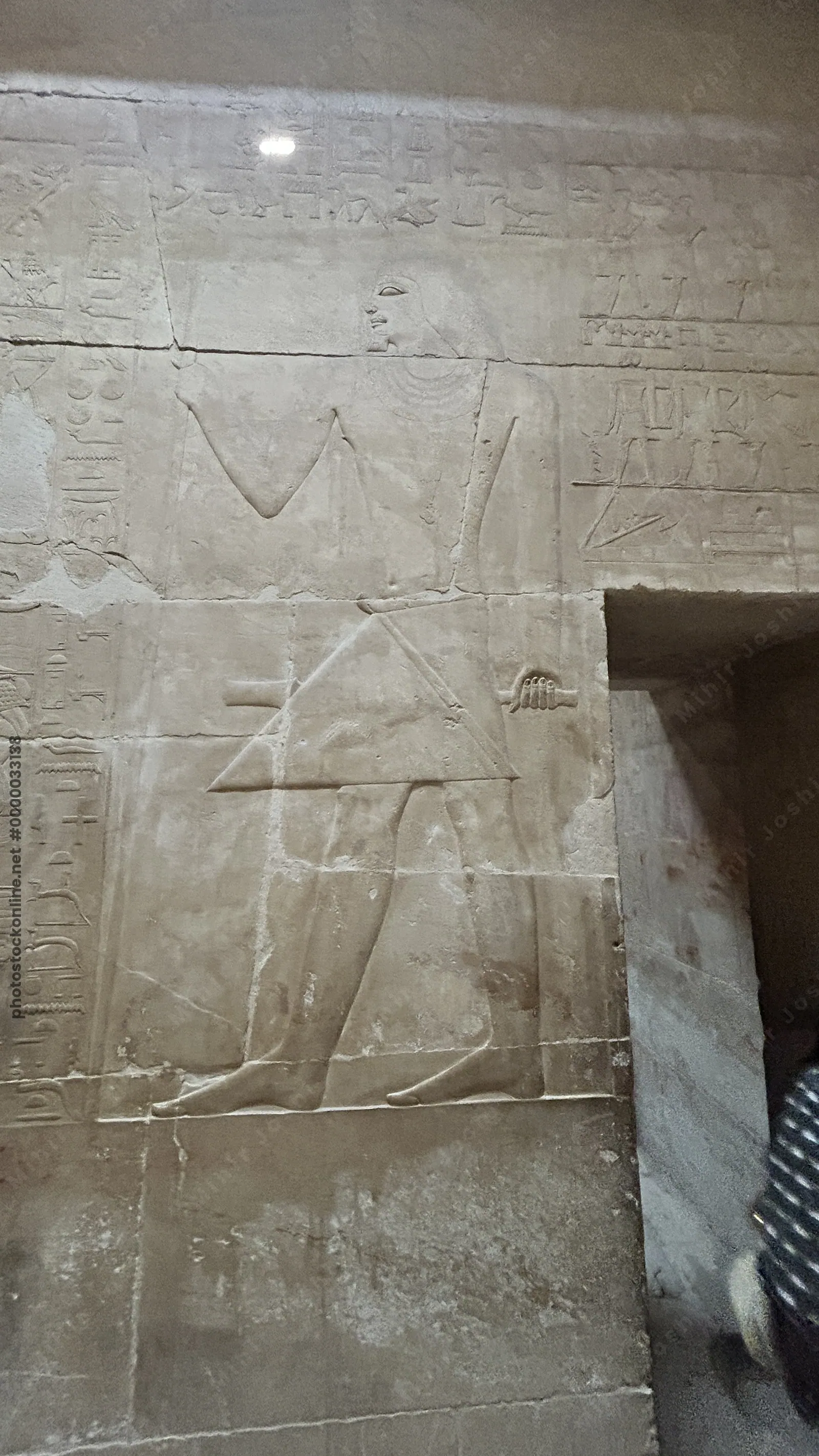 Detailed limestone relief from the Tomb of Kagemni in Saqqara, Egypt