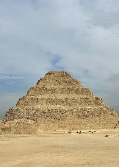 The Step Pyramid of Djoser at Saqqara, Egypt.